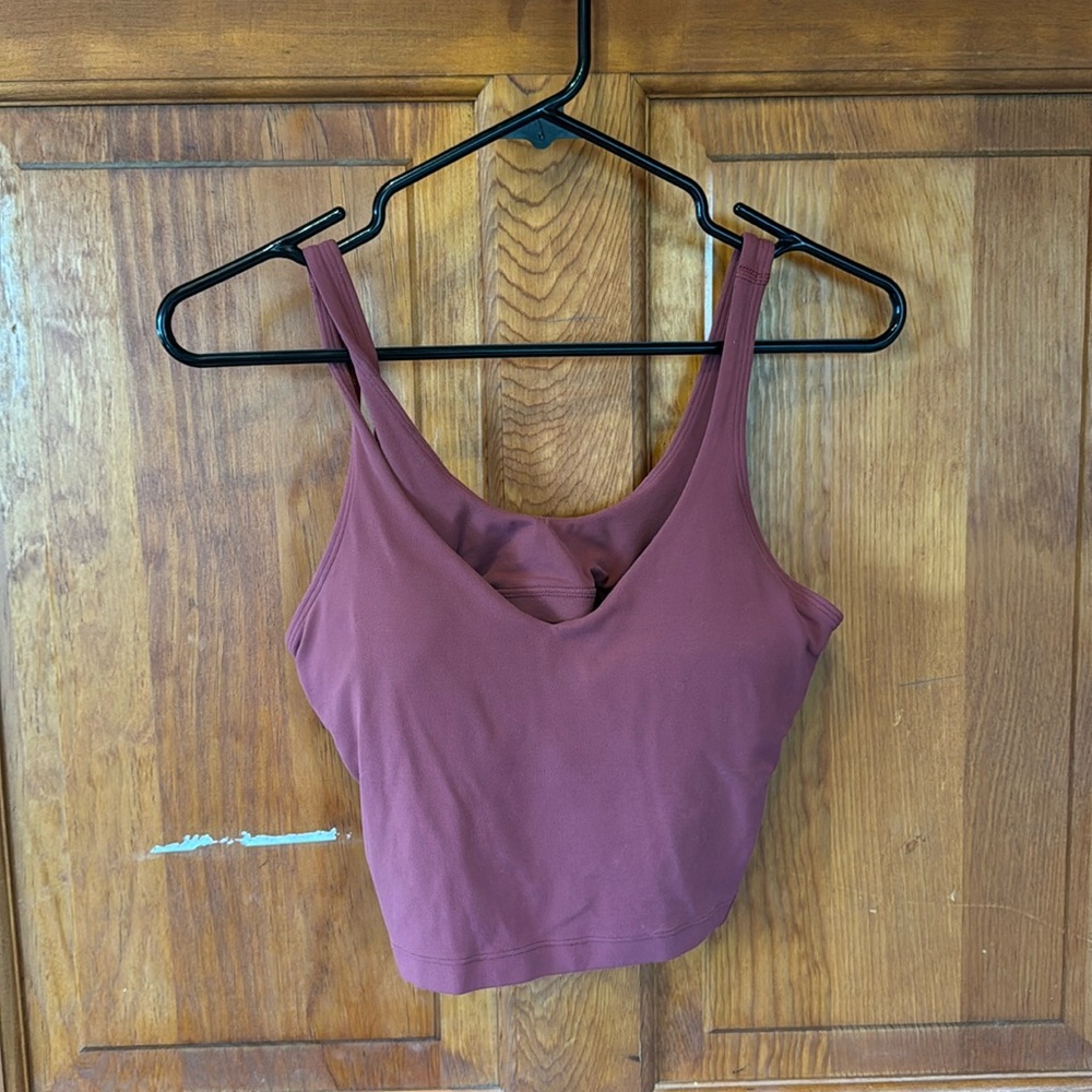 Lululemon burgundy align tank. Size 6.